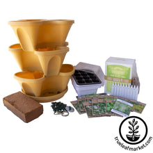 Load image into Gallery viewer, Garden Stacker Planter &amp; Culinary Herb Kit
